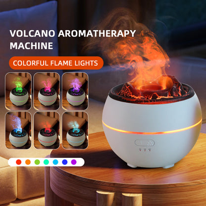 Flame Aroma Diffuser – Elegant Aromatherapy Humidifier for Home & Office