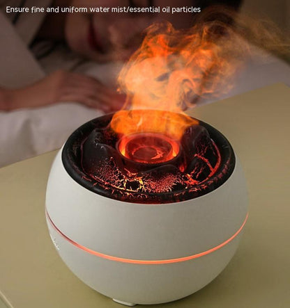 Flame Aroma Diffuser – Elegant Aromatherapy Humidifier for Home & Office