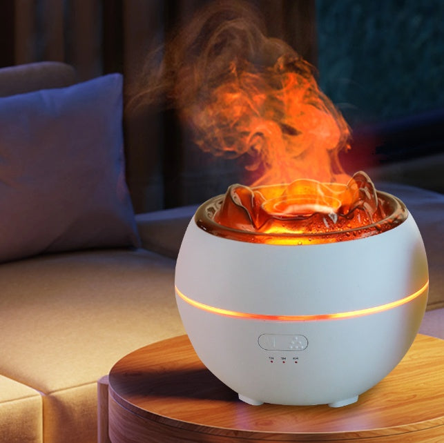 Flame Aroma Diffuser – Elegant Aromatherapy Humidifier for Home & Office