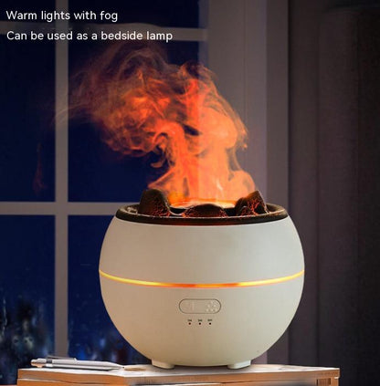 Flame Aroma Diffuser – Elegant Aromatherapy Humidifier for Home & Office